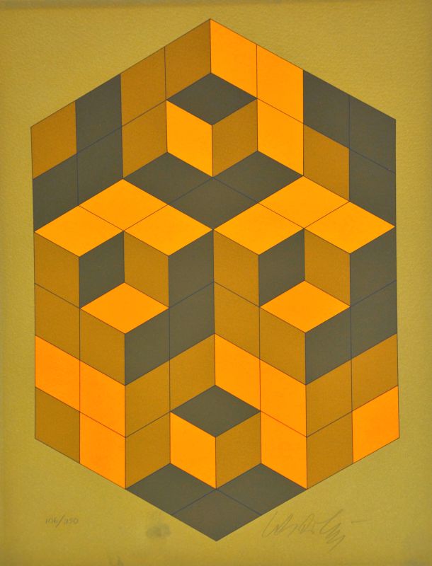Microcosmos (Sérigraphie) - Victor  VASARELY