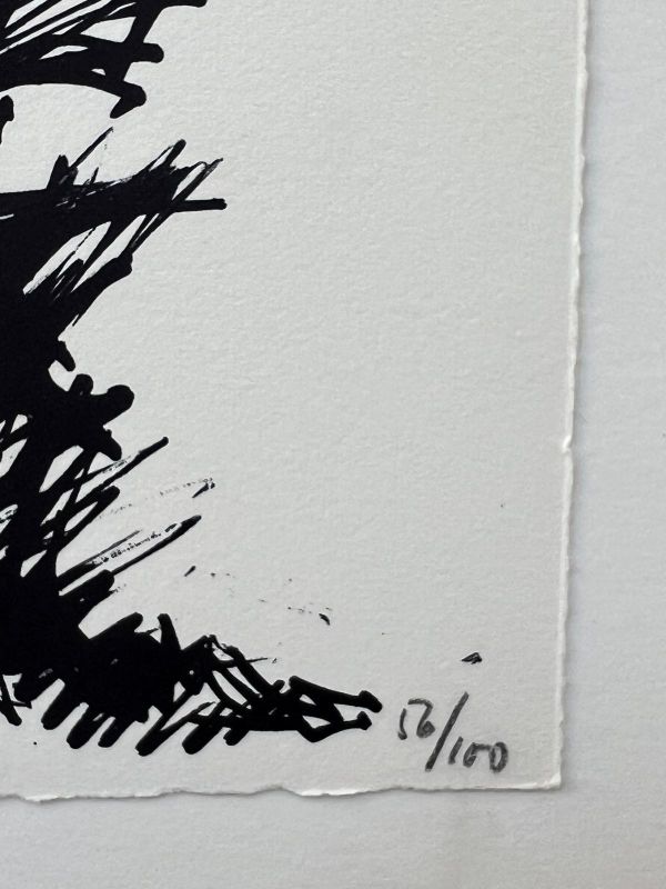 Hommage à Hans Arp (Farblithographie) - Fritz WOTRUBA
