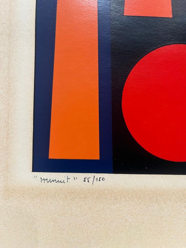 Minuit (Sérigraphie) - Auguste HERBIN