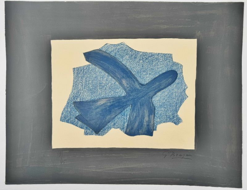 Der Aufbruch (Farblithographie) - Georges BRAQUE