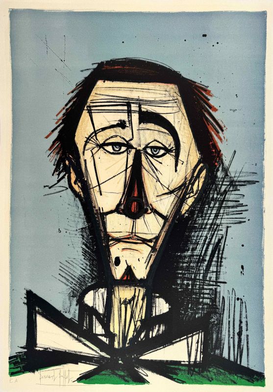 L'Auguste (Lithographie) - Bernard BUFFET