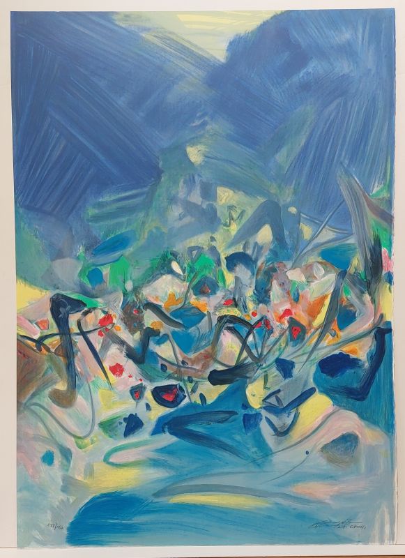 Komposition XXX (Farblithographie) - Teh-Chun CHU