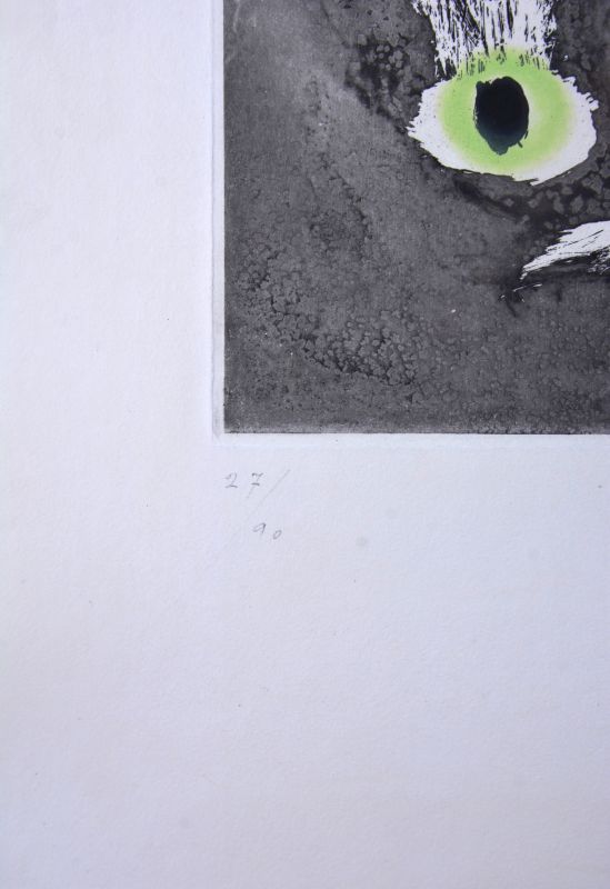 Starker Wind (Radierung und Aquatinta) - Joan  MIRO