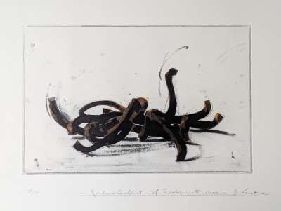 Random Combination of Indeterminate Lines I (Stich) - Bernar VENET
