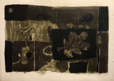 Feuille d'Automne (Lithographie) - Antoni CLAVE