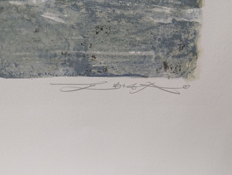 Hommage an Nobutaka Shikanai (Farblithographie) - Wou-ki  ZAO