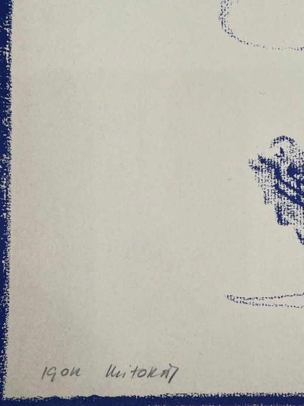 Igor MITORAJ (1944-2014) // Blue Wings (Lithograph) — Artistes Divers