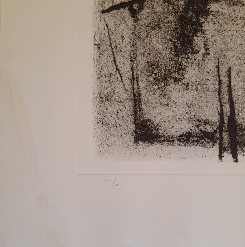 Sans titre (Etching and aquatint) - Giuseppe  SANTOMASO