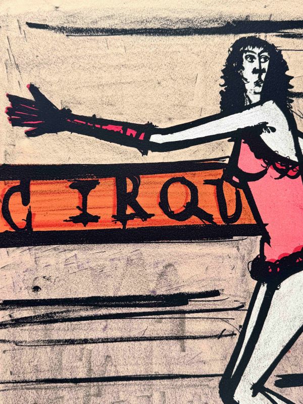El monociclo (Litografía) - Bernard BUFFET