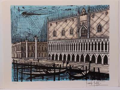 The Doge's Palace (Lithograph) - Bernard BUFFET