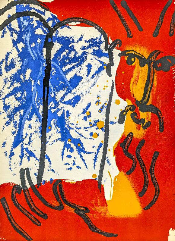 Mo&iuml;se (II) (Litografía) - Marc CHAGALL