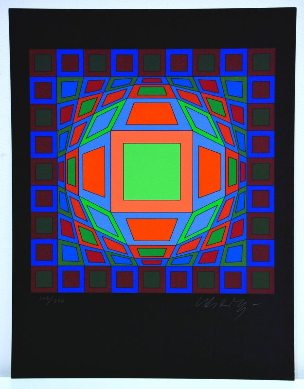 Microcosmos (Sérigraphie) - Victor  VASARELY