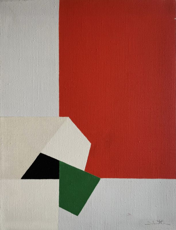 Sans titre (Öl auf Leinwand (Modern)) - Jacqueline DEBUTLER