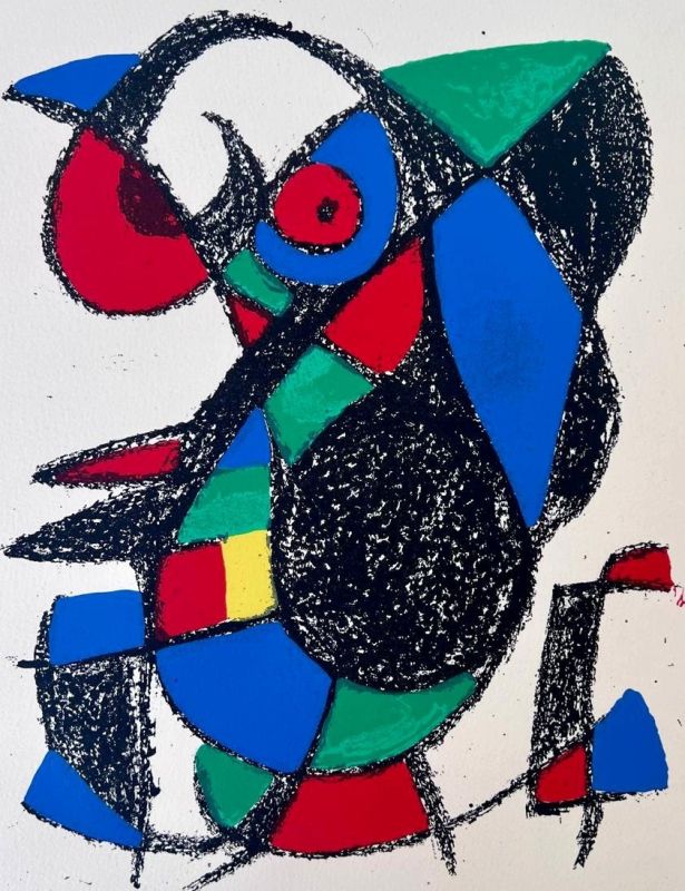 Miro Lithographe II planche 12 (Lithographie) - Joan  MIRO