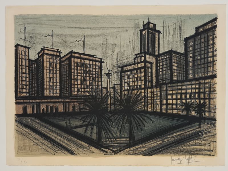 San Francisco (Farblithographie) - Bernard BUFFET