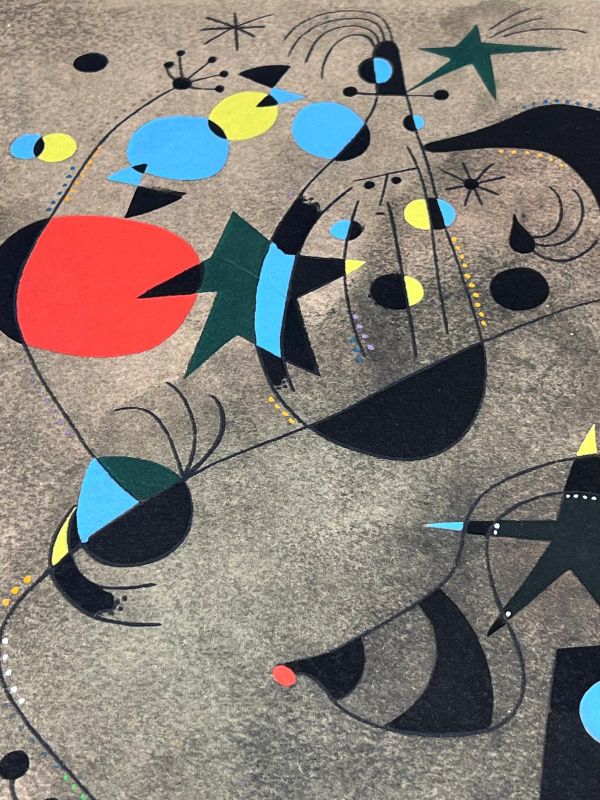 Frau in der Nacht (KConstellations) (Schablone) - Joan  MIRO