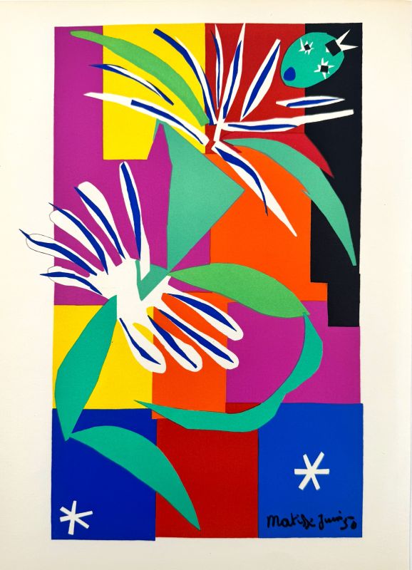 Danseuse cr&eacute;ole (Farblithographie) - Henri  MATISSE