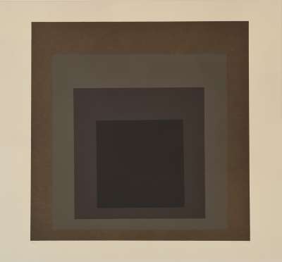 Day + Night: Hommage to the square (Plate X) (Lithograph) - Josef ALBERS