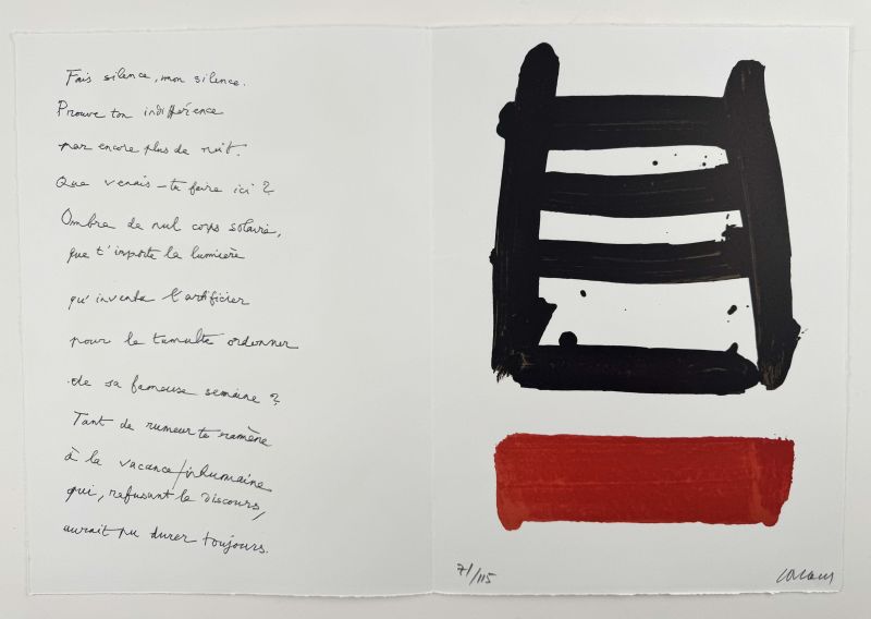Lithograph No. 40 (Lithograph) — Pierre SOULAGES — Front view