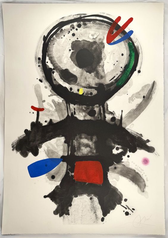 The riddled angel (Aquatint) — Joan MIRO — View with margins