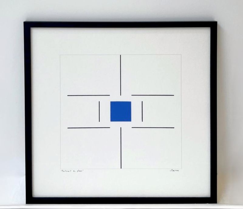 Portrait de phase (Technique mixte (moderne)) - Geneviève CLAISSE