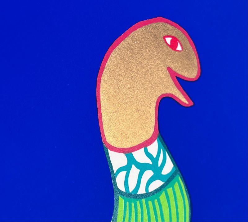 L'oiseau amoureux (Sérigraphie) - Niki DE SAINT PHALLE