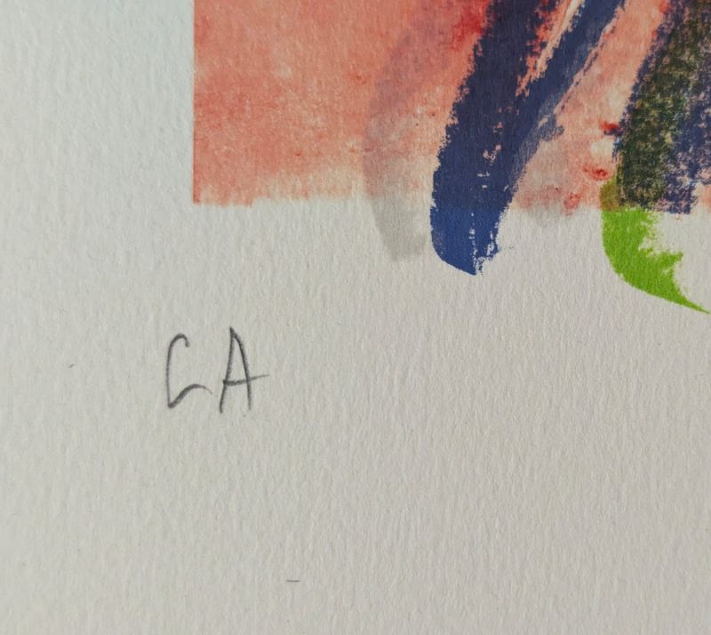 Le Rideau rouge (S&eacute;guier) (Lithographie) - Olivier DEBRE