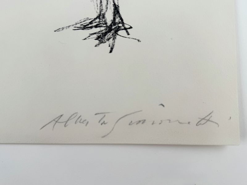 Homme Debout (Lithographie) - Alberto GIACOMETTI