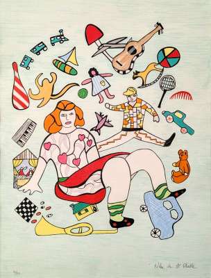 Les Jouets (Lithographie) - Niki DE SAINT PHALLE