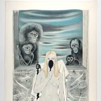 Roger Chapelain-Midy (1904-1992) // Nu aux singes (Lithograph) — Artistes Divers — View with margins