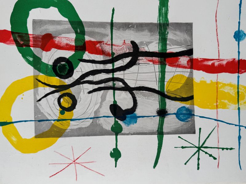 Derri&egrave;re le Miroir (Lithograph) - Joan  MIRO