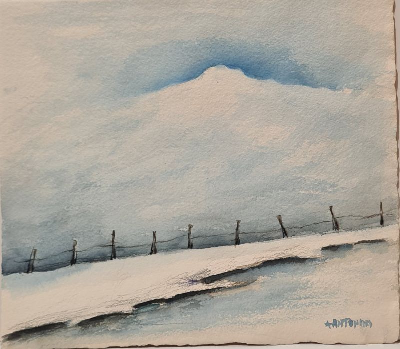 Au bord de l'Inn (Aquarell (zeitgenössisch)) - Annapia ANTONINI