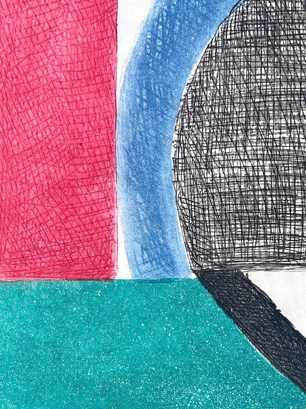 Avec moi-même (Radierung und Aquatinta) - Sonia DELAUNAY