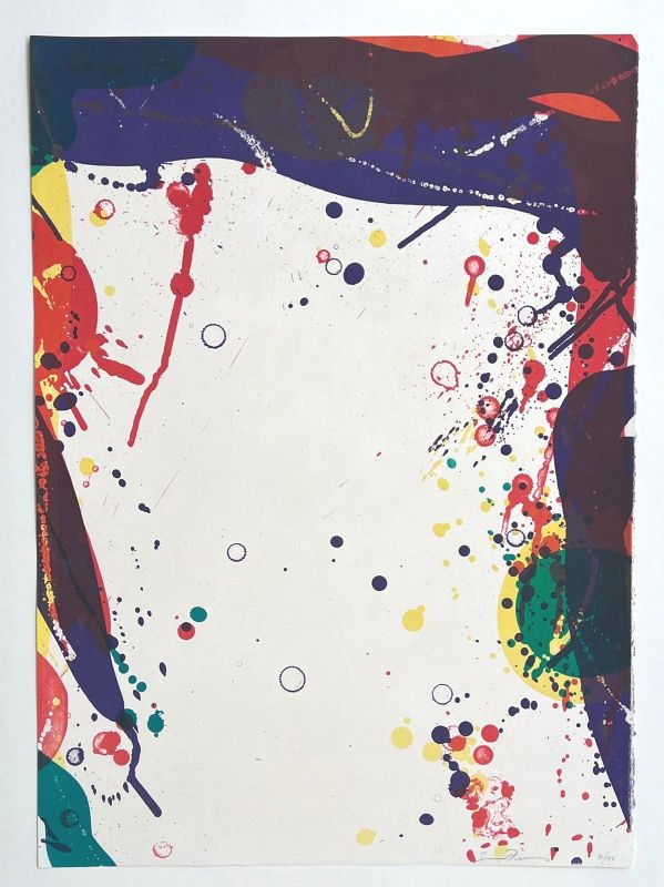 Sans titre (L.II P-3) (Lithographie) - Sam FRANCIS