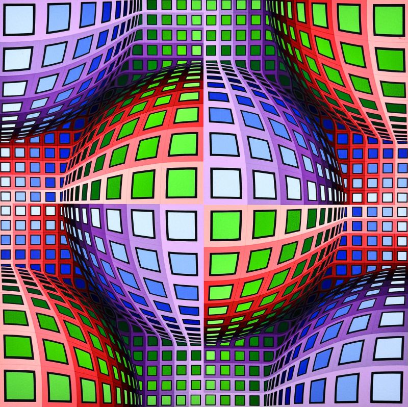 Lava (Siebdruck) - Victor  VASARELY