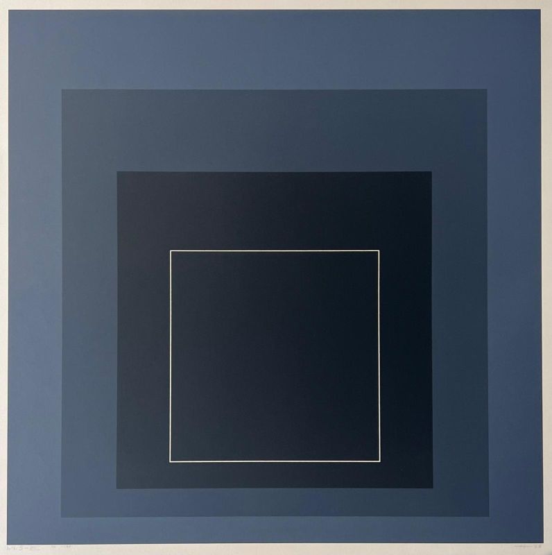 White Line Square (Silkscreen) - Josef ALBERS