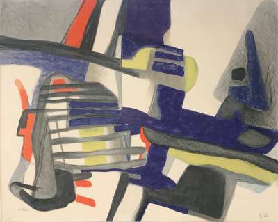 Matinailles (Lithographie) - Maurice ESTEVE