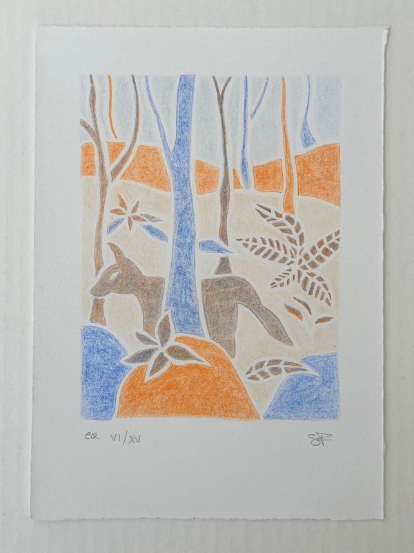 Phénomènes I (Lithographie) - Sara FRATINI