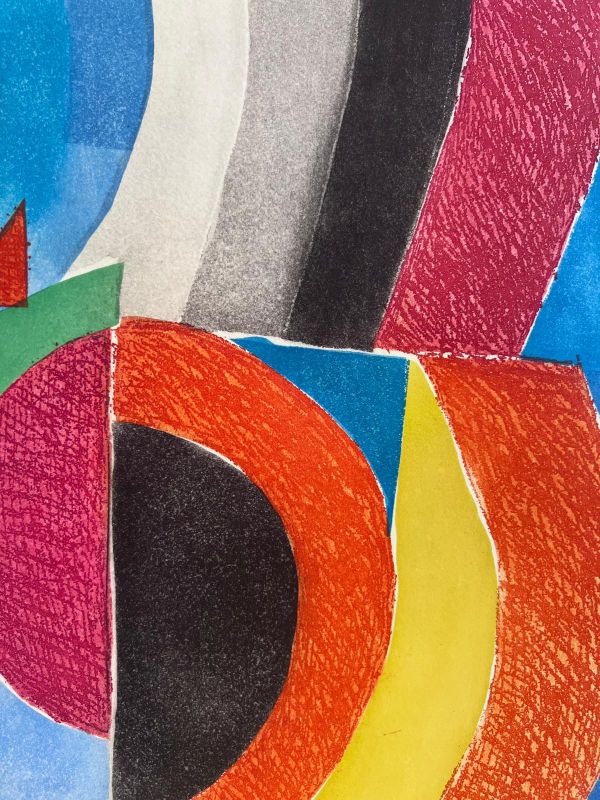 Plougastel (Aguafuerte y aguatinta) - Sonia DELAUNAY