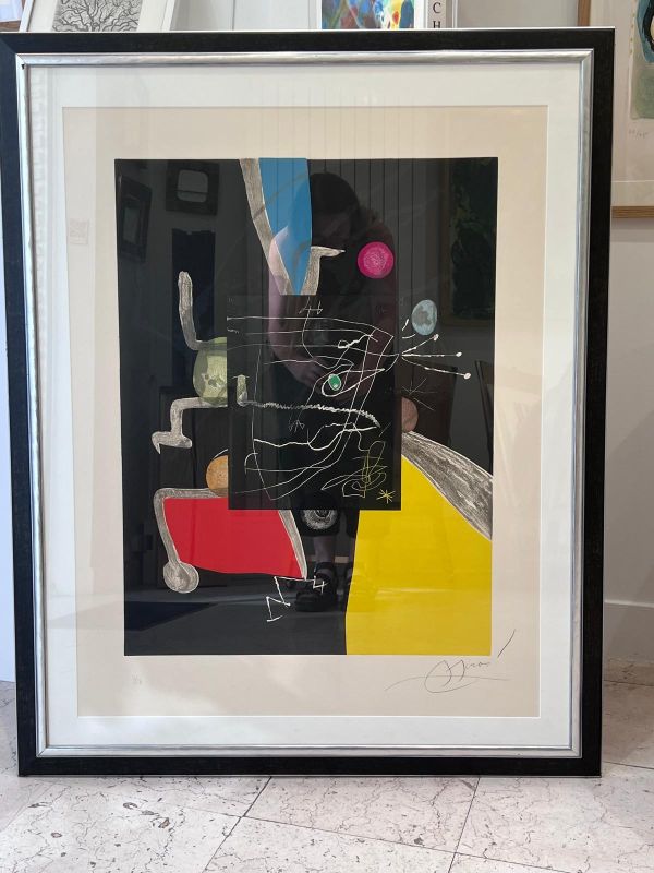 Llibre dels sis sentits (Books of th six senses) (Aguafuerte y aguatinta) - Joan  MIRO