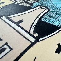 El Singel Amsterdam (Litografía) — Bernard BUFFET — Vista de detalle
