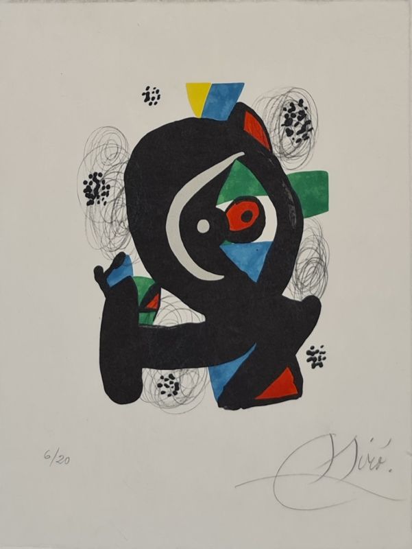 The acid melody (Lithograph) - Joan  MIRO