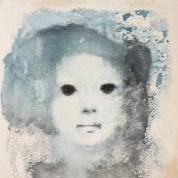 Léonor Fini (1907-1996) // Portrait d'une jeune fille (Eau-forte et aquatinte) — Artistes Divers