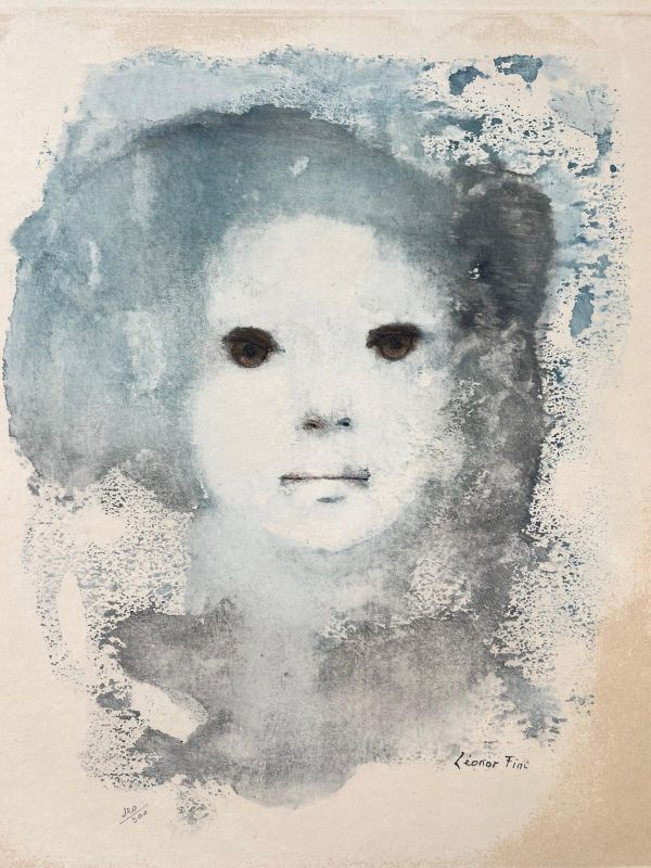 Léonor Fini (1907-1996) // Portrait d'une jeune fille (Eau-forte et aquatinte) — Artistes Divers