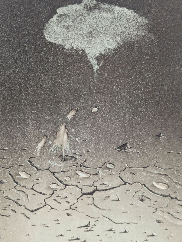 ASADA Hiroshi (1931-1997) // Sans titre (Aguatinta) -  Artistes Divers