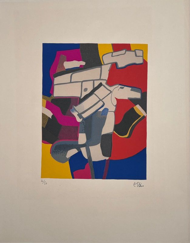 Bougri (Lithograph) - Maurice ESTEVE