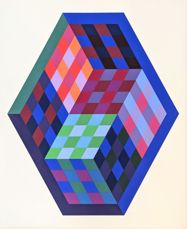 Tridim (Siebdruck) - Victor  VASARELY