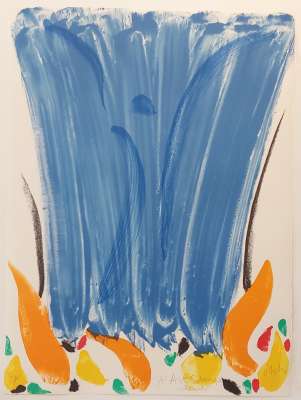 Loire verticale (Lithographie) - Olivier DEBRE