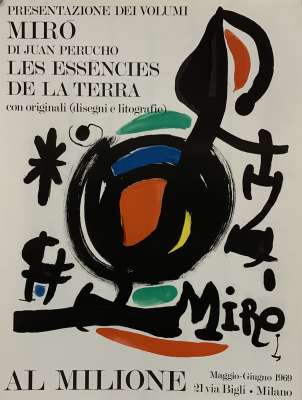 Les Essències de La Terra (Plakat) - Joan  MIRO