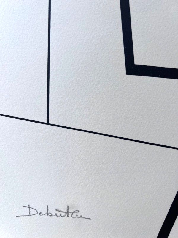 Ligne de Chance (Litografía) - Jacqueline DEBUTLER